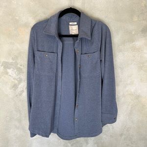Thread and Supply Denim colored button up